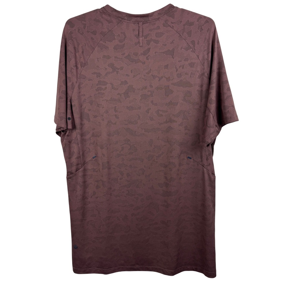 Lululemon Men's ABC Camo Short Sleeve Active Shirt Top Size Medium - Picture 3 of 8